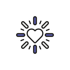 Love icon design with white background stock illustration