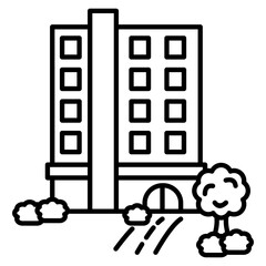 Apartment Building Icon