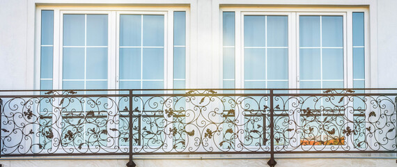 Wrought Iron Fence. Metal fence
