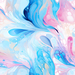 Pattern with water effect in pinkcore and pastel colors