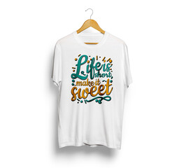 t shirt isolated on white