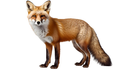 Fox on transparent background