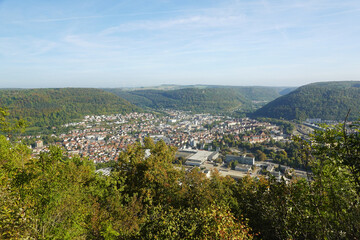 Obraz premium Countryside in Baden-Wurttemberg Land, Geislingen An der Steige, Germany 