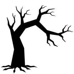 Halloween Tree Silhouette