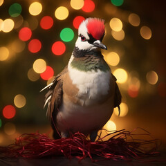 Various Christmas images, including Santa Claus, Christmas trees, illustrations of families together and animals in Christmas clothes.