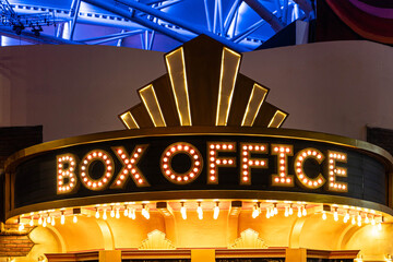 Box office vintage sign - Powered by Adobe