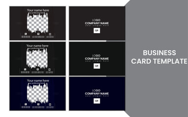 simple business card design template.