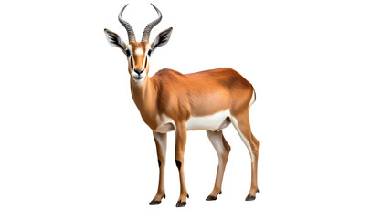 Antelope on transparent background