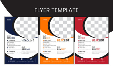 simple flyer design template.