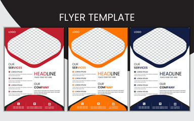 simple flyer design template.