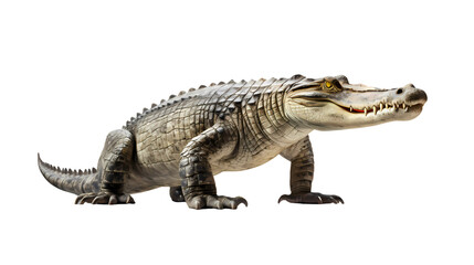 Obraz premium Crocodile on transparent background