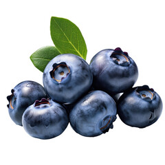 Obraz premium tasty dark blue blueberries isolated