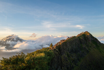 Fototapeta na wymiar Mount Batur - Vulkan auf Bali/Indonesien