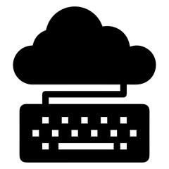 Storage database icon symbol vector image. Illustration of the cloud storage management design image