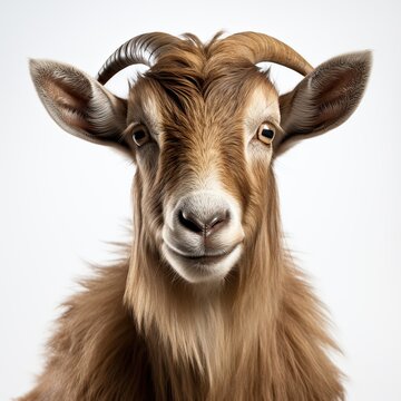 portrait of a goat