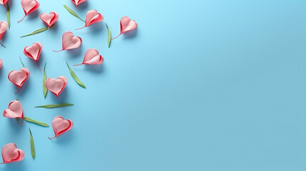 red and white hearts HD 8K wallpaper Stock Photographic Image 