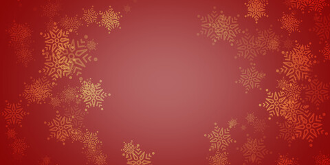 christmas background with snowflakes