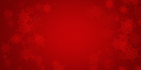 Naklejka na ściany i meble red grunge background with christmas background