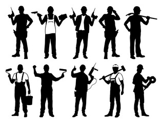 Construction worker SVG, Worker builder SVG, Builder Silhouettes, Construction Man SVG, Builder Man Icon