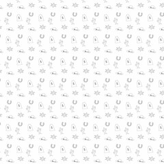 Cowboy background drawing decoration design.