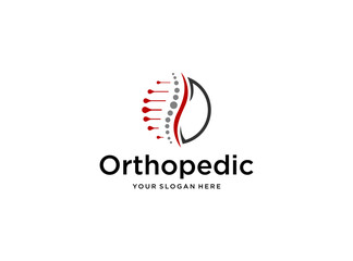 modern orthopedic logo design. good use for clinic or doctor logo symbol