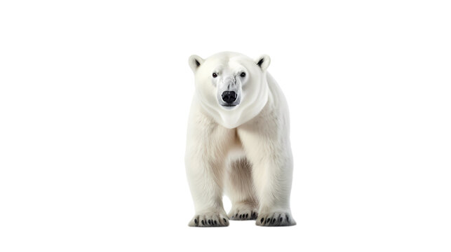 Polar bear on transparent background