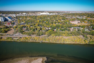 City Park neighbourhood Aerial in Saskatoon