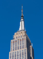 Fototapeta na wymiar Empire State Building Top, New York