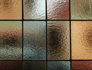 Abstract background of glass mosaic