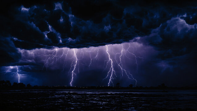 strom in the night