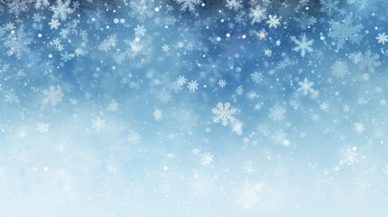 celebrate christmas invitation card snow flakes background