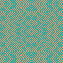Seamless pattern with rhombuses in retro style. Vector illustration.