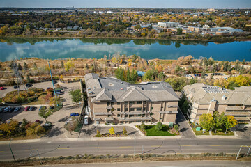 Aerial of the Nutana Neighborhood in Saskatoon