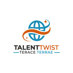 Talent Twist 1 logo Design _ Logo Design _ Vector logo design _ creative logo design _ Logo For Business _ World icon logo design