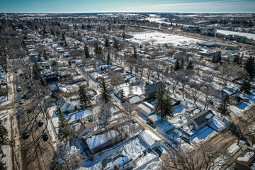 Buena Vista neighborhood Aerial in Saskatoon