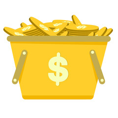 bucket of money © JayOne1