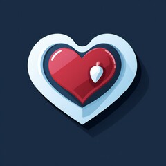 3d love icon 