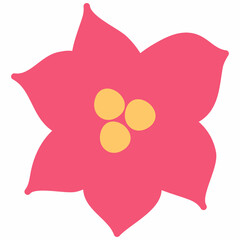 Poiscentia Christmas flower decoration design.