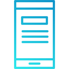 mobile vector design icon .svg