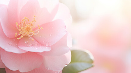 Fototapeta na wymiar pink camellia petals