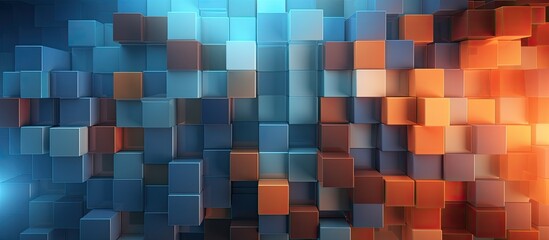 Square background with an abstract design