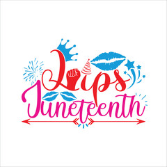 Lips Juneteenth