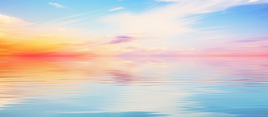 The sky s reflection on the rippled surface of the water creates a beautifully abstract and softly colored backdrop