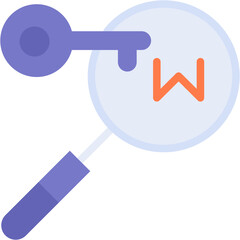 Keywords Search vector design icon . svg