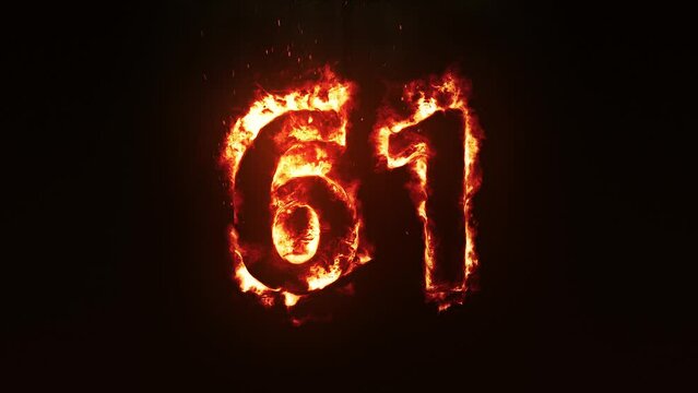 Burning Number 61. Fire Number