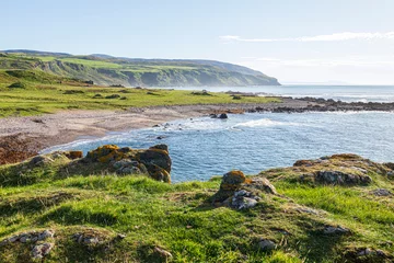 Foto op Canvas The beach next to Uisaed Point, Machrihanish on the Kintyre Peninsula, Argyll & Bute, Scotland UK © Stephen