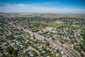 Confederation Park Aerial in Saskatoon