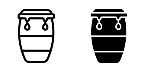 Conga Icon. symbol for mobile concept and web design. vector illustration