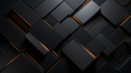 A Sleek Modern Black and Orange Background