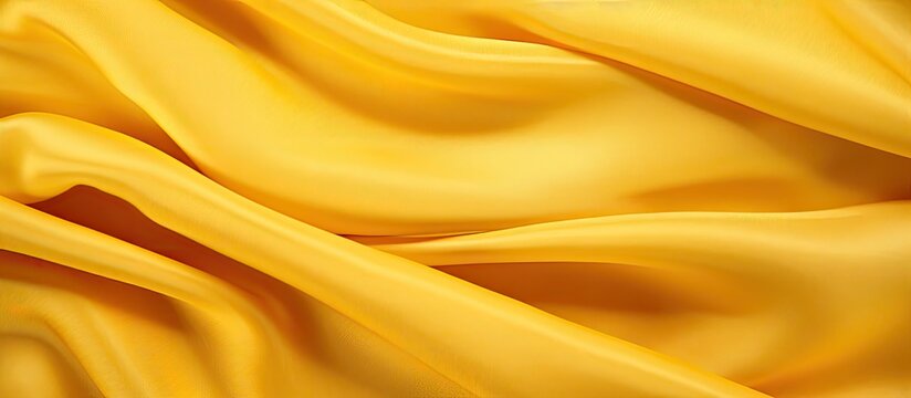 Soft and smooth background made from cotton fabric in a captivating shade of golden yellow Graphics with an elegant touch